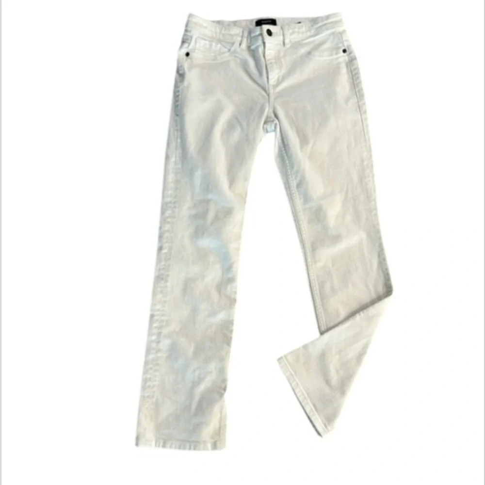Theory Split Hem Skinny Fresh Denim jeans in white size 26